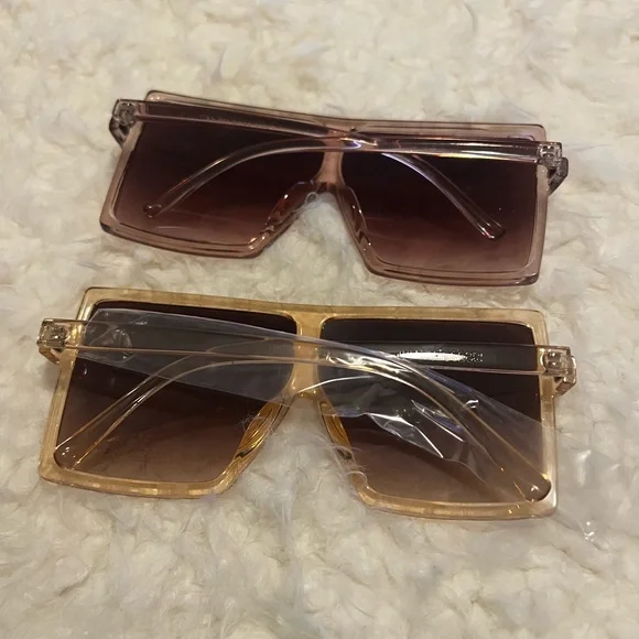 Box shaped sunglasses. 2 for 1 - Picture 3 of 3